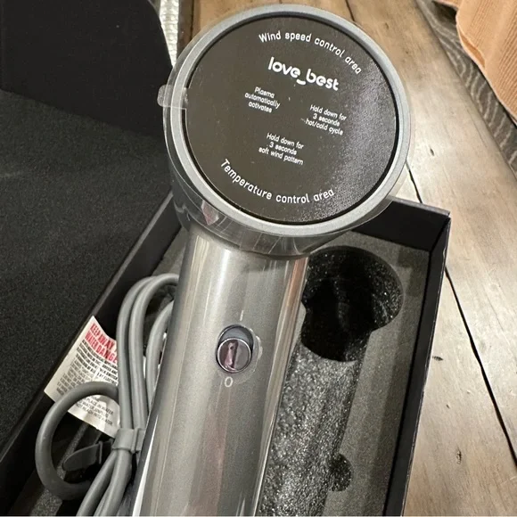 Plasma High-Speed 1400W Hair Dryer with Magnetic Nozzle and Diffuser it#TC6 - Picture 8 of 14